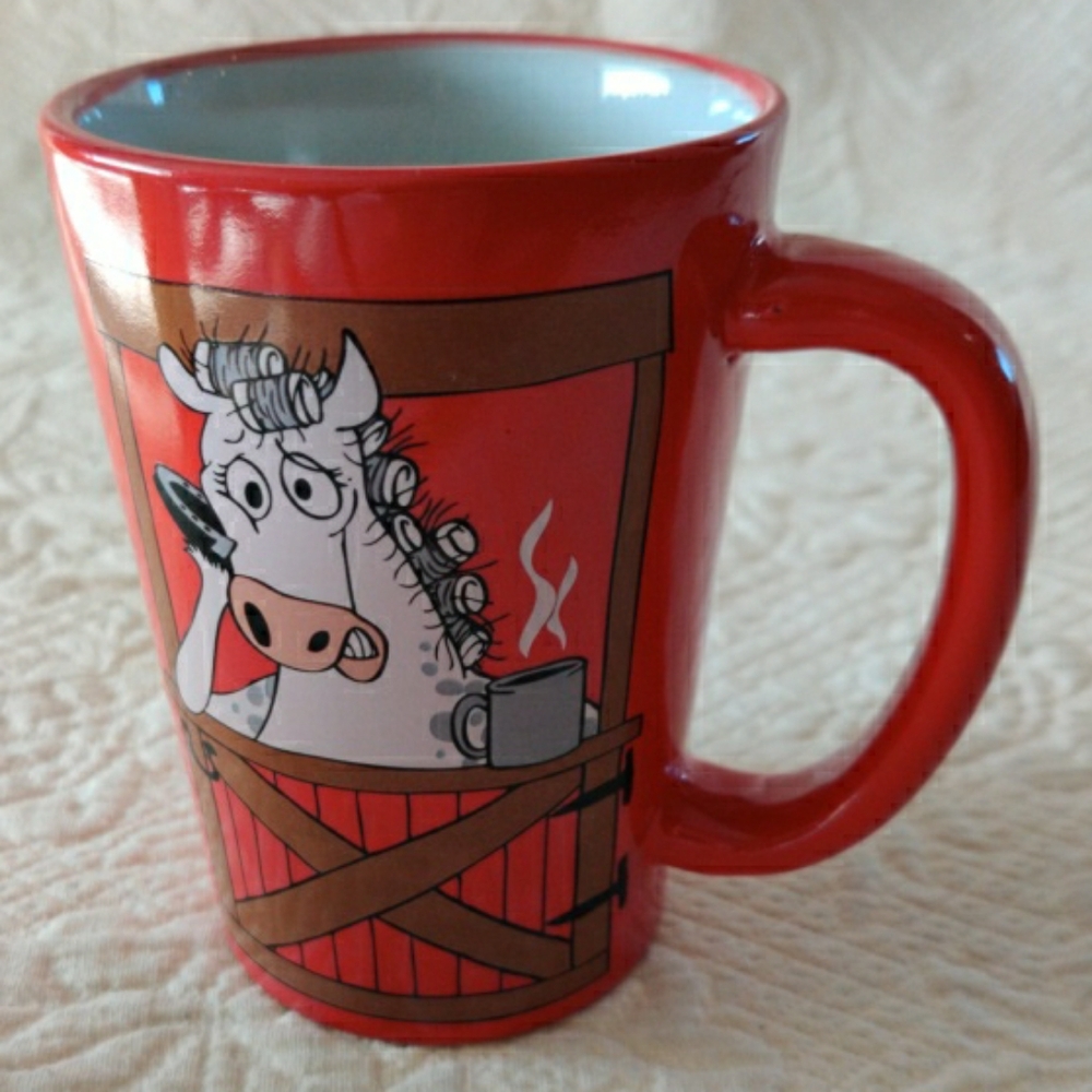 Lazy One Horse Mug I'm Unstable In The Mornings 2006 Coffee Cup Funny Oversized